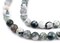 The Bead Chest Round Tree Agate Beads (8mm): Organic Gemstone Round Spherical Energy Stone Healing Power Crystal for Jewelry Bracelet Mala Necklace Making